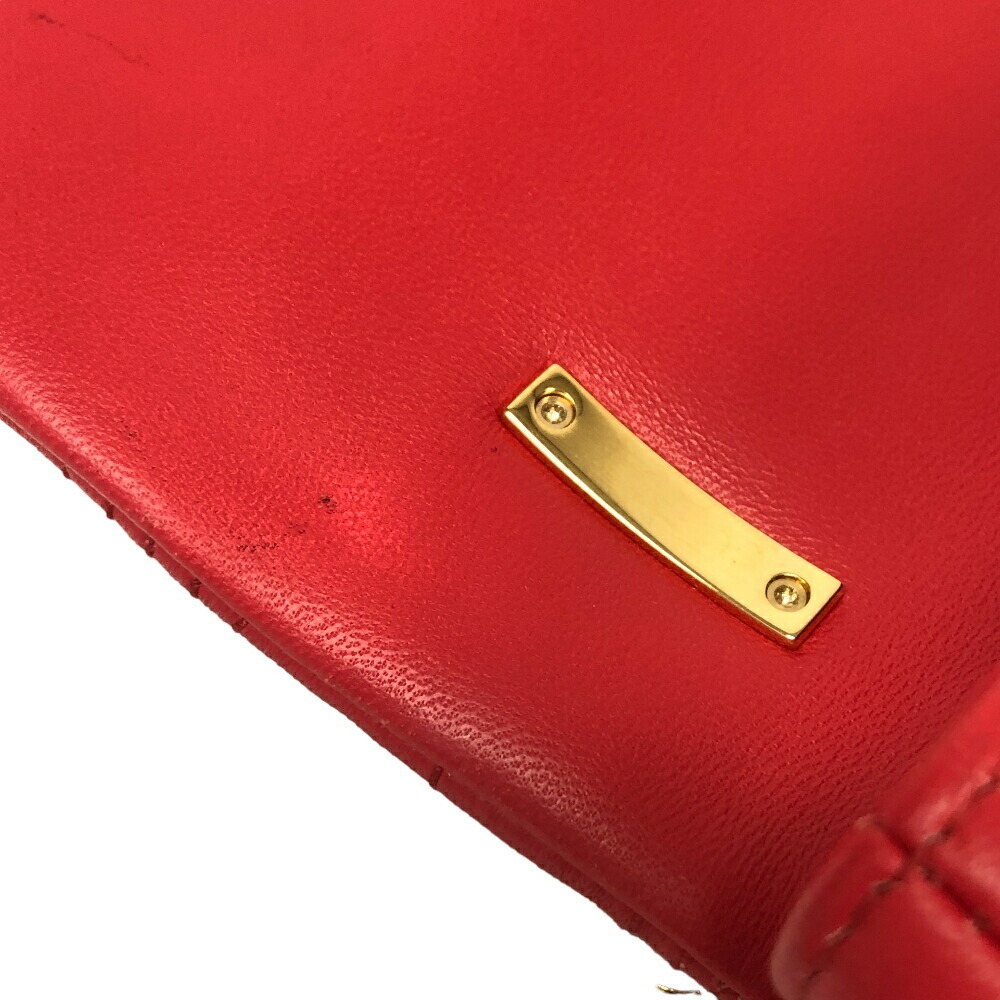 THOMAS Burberry Chain Shoulder Bag Red - Picture 6 of 10